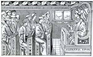 Interior of a School, illustration from 